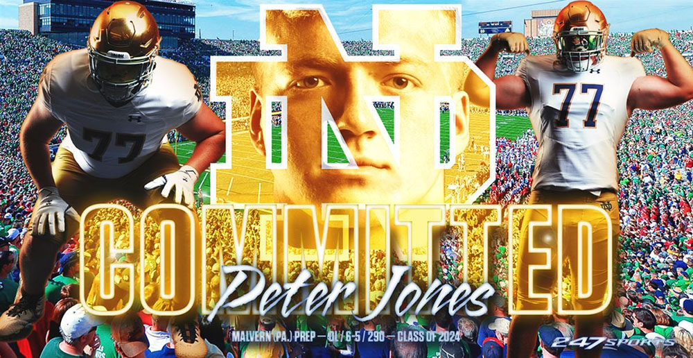 Peter Jones Committed to Notre Dame