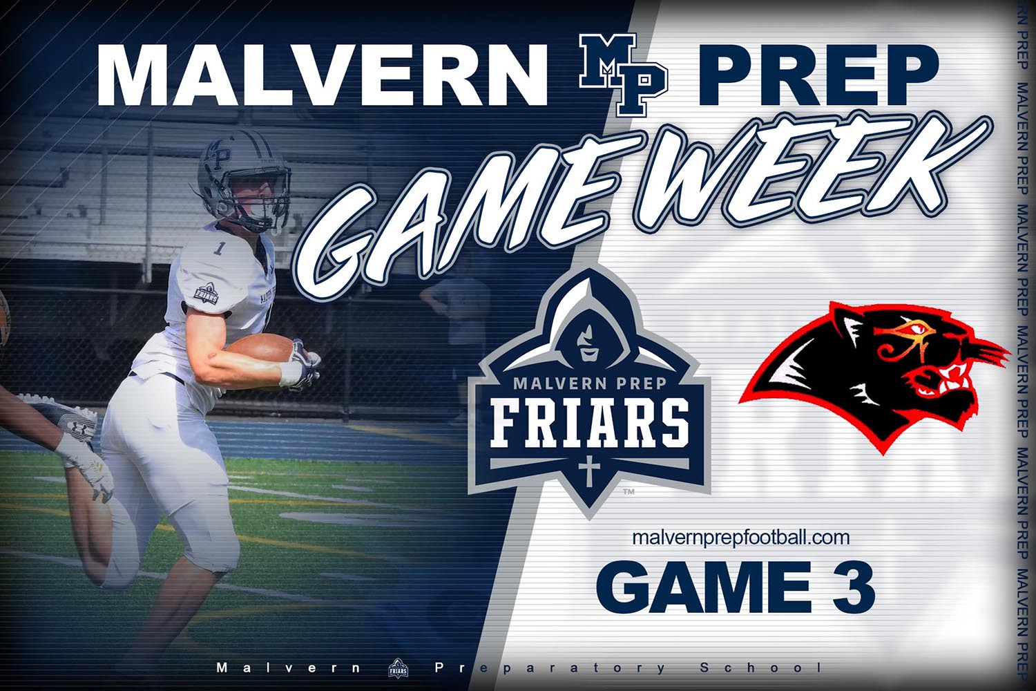 Malvern Prep (PA) Football vs Imhotep Charter September 13th, 2019