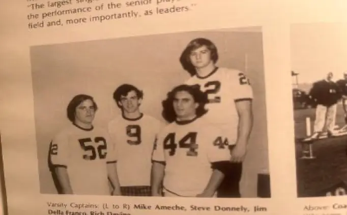 MALVERN'S CAPTAINS Michael Ameche #52, Dons #9, Dell #44, Rich Devine #22