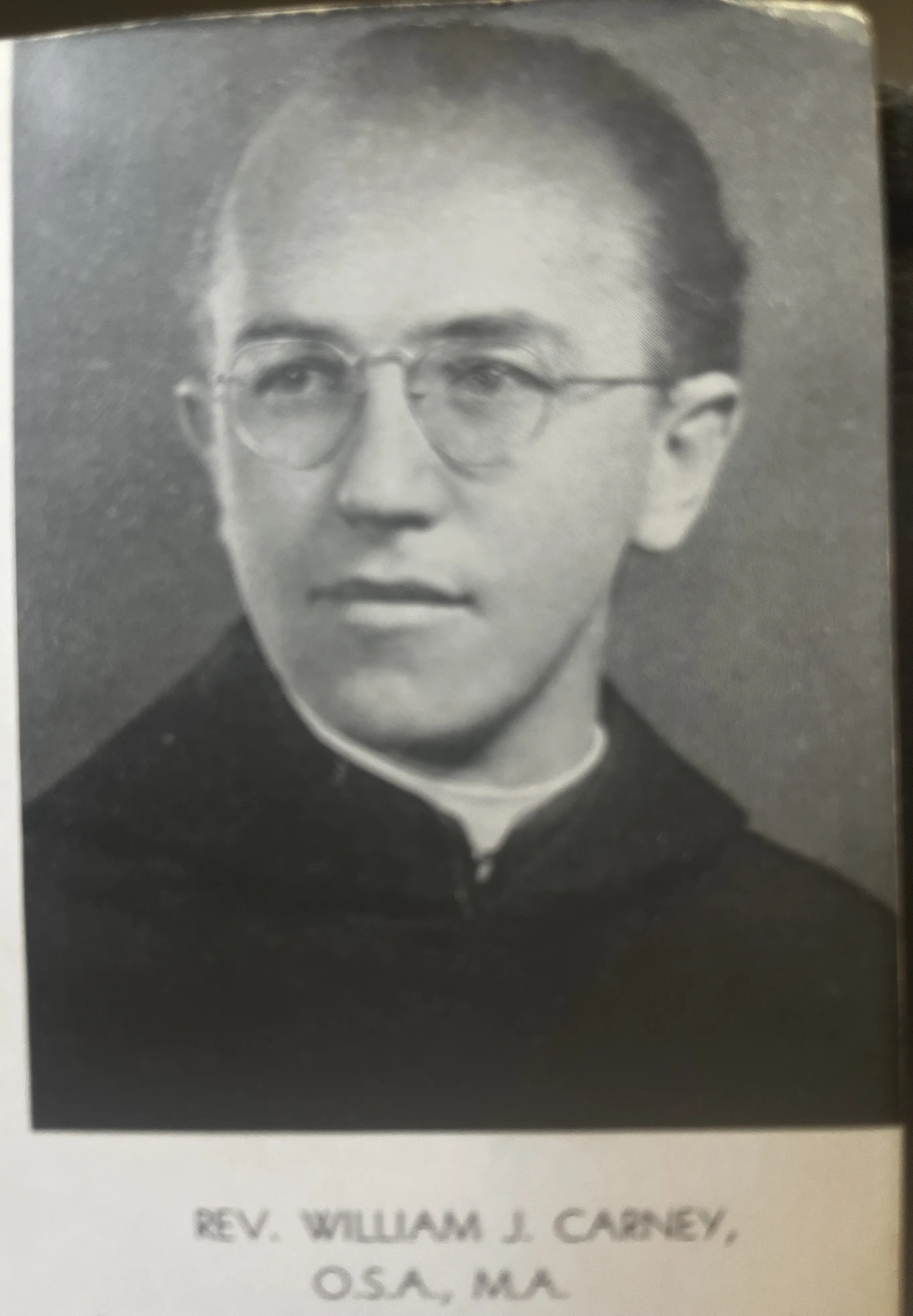 Rev. William J. Carney O.S.A., M.A.