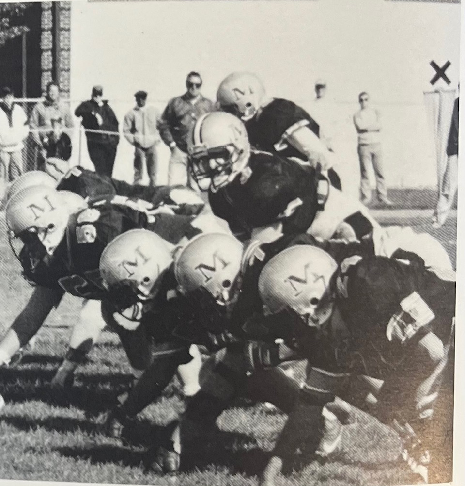 1989 Malvern offense set for the play
